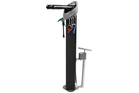 Deluxe Public Work Stand with Pump